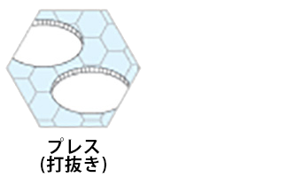 テクセルの加工方法/穴あけ